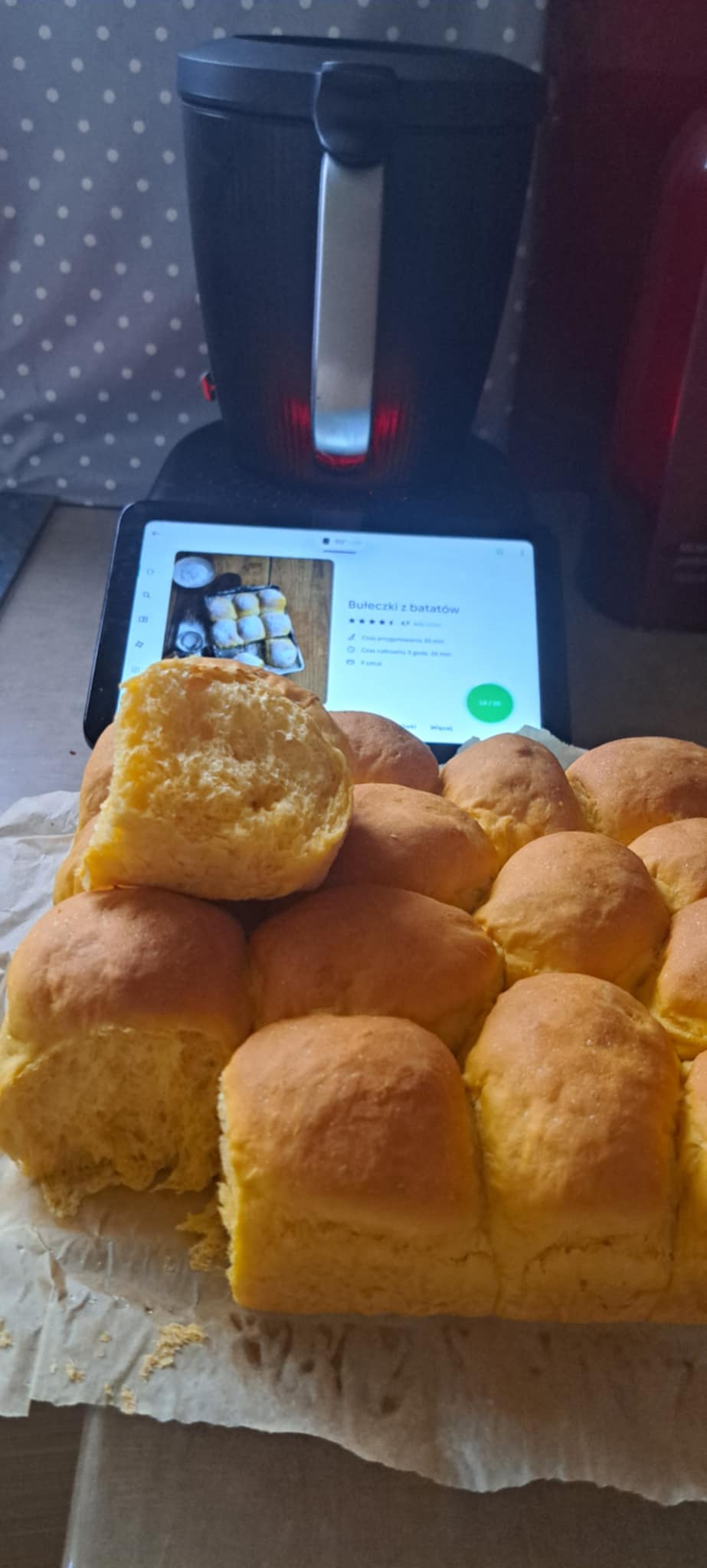 Bułeczki z batatów Thermomix