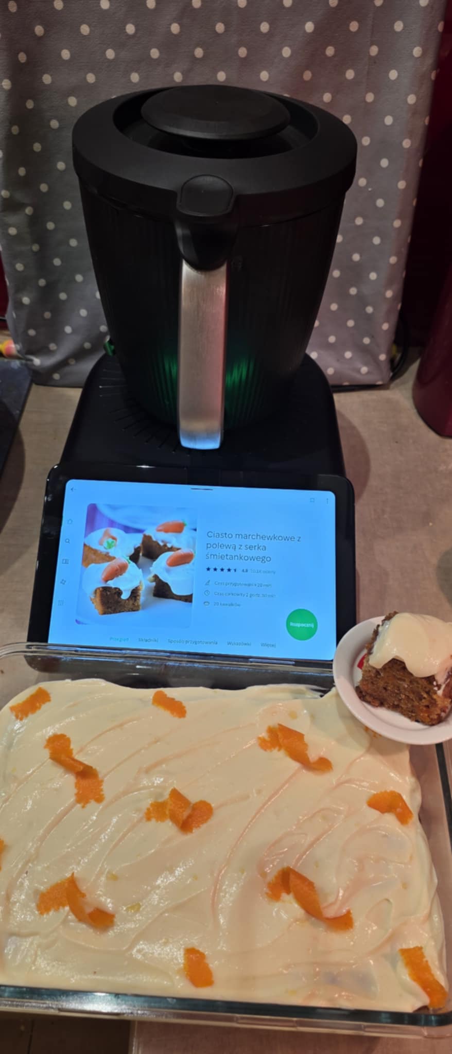 Ciasto marchewkowe Thermomix
