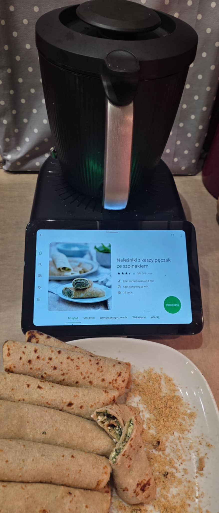 Naleśniki z kaszy pęczak Thermomix