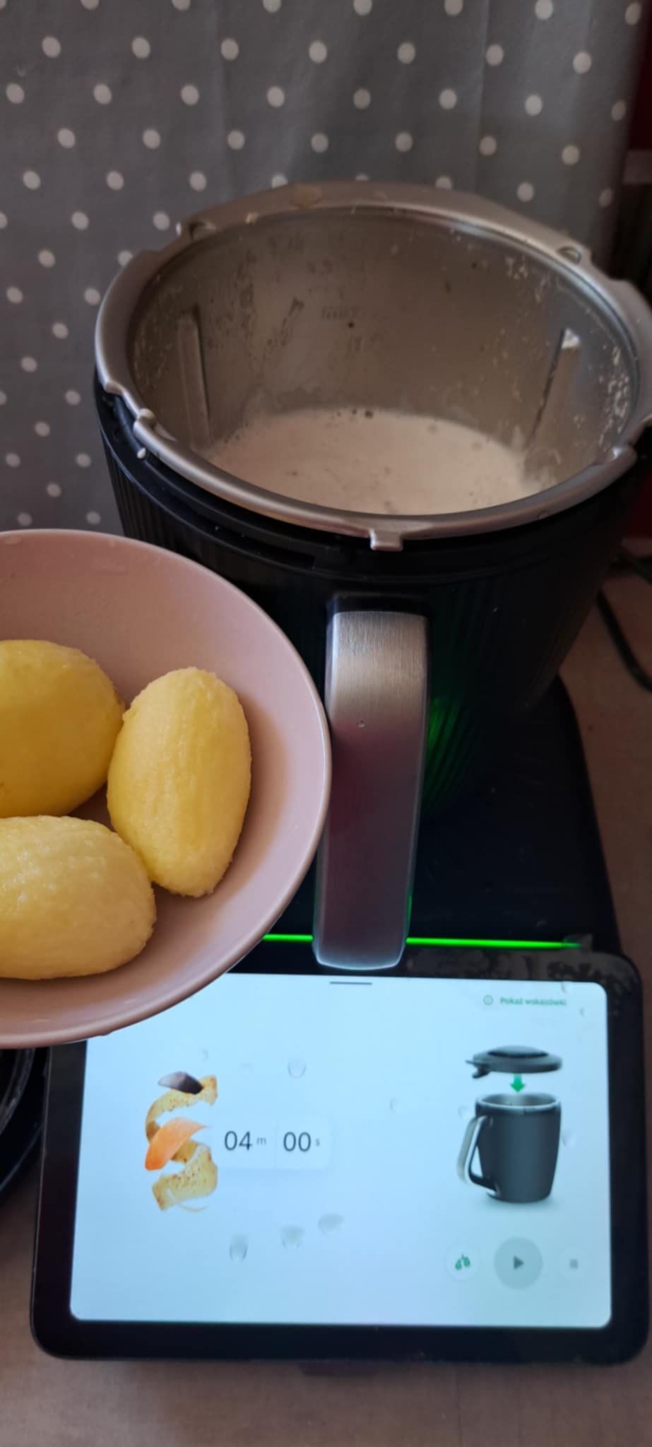 Obieranie ziemniaków Thermomix TM7