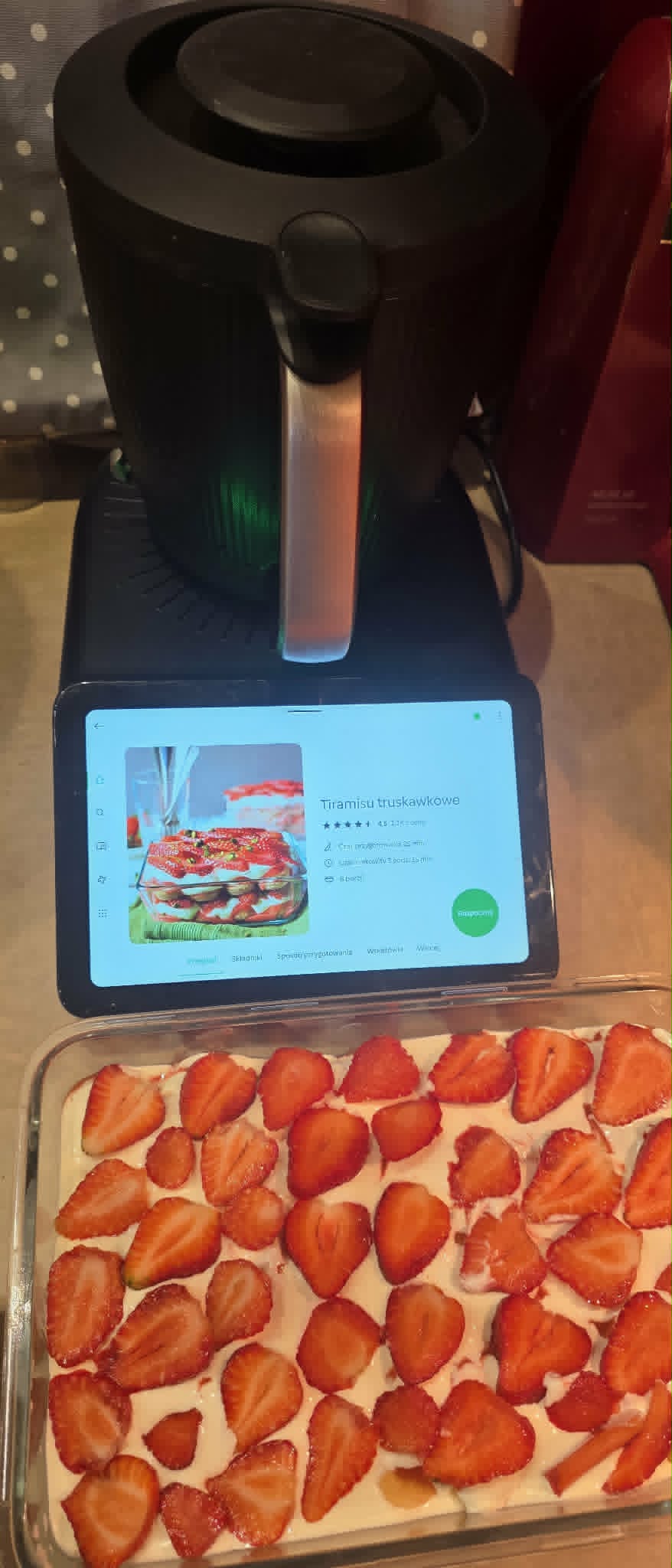 Tiramisu truskawkowe Thermomix