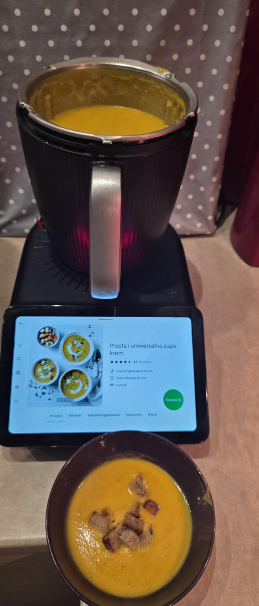 Uniwersalna zupa krem Thermomix